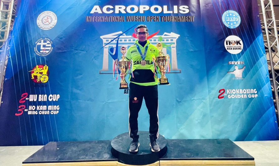 Conquista Marcos López tres medallas en torneo internacional en Grecia.