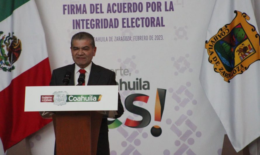 Firman acuerdo por la integridad electoral en Coahuila.