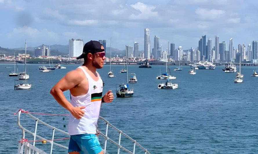 Participa Jorge Angulo en el Ironman 70.3, en Panamá.