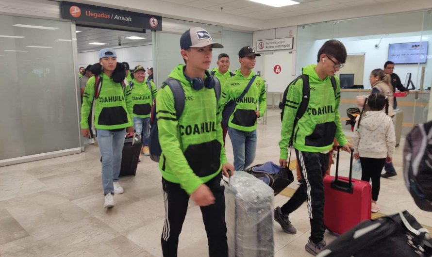 Viajan selectivos de Coahuila al macro regional de Béisbol.