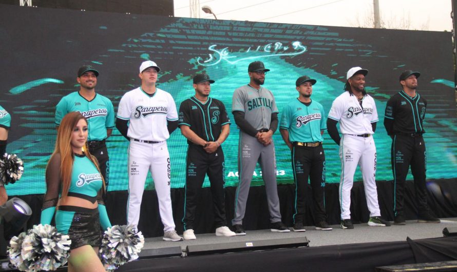 Presenta Saraperos de Saltillo uniformes para la campaña 2023.