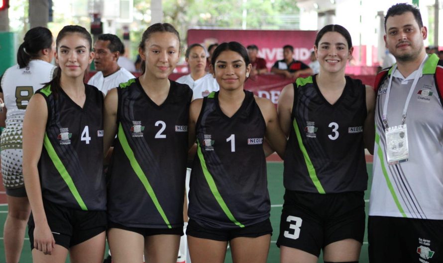 Coahuila juvenil calificó a cuartos de final del basquetbol 3×3 de los nacionales CONADE 2023