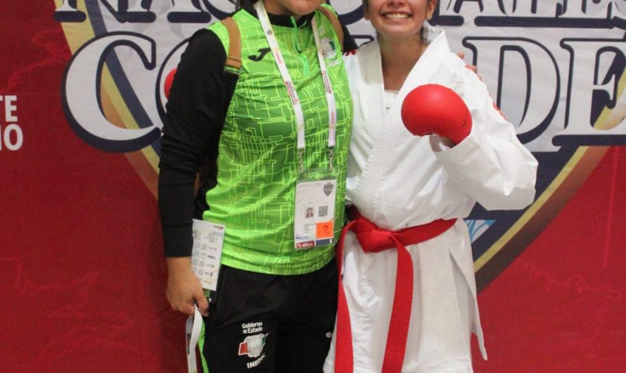 Luisa Tovar se cuelga el bronce en karate de los nacionales CONADE 2023