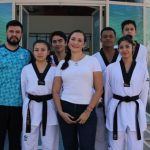 Cindy Dávila, directora de Calidad en el Deporte del Inedec, recibió a la Selección Juvenil de Taekwondo de Guatemala, en el Centro de Concentración de Atletas «Eulalio Gutierrez Treviño», en Saltillo.