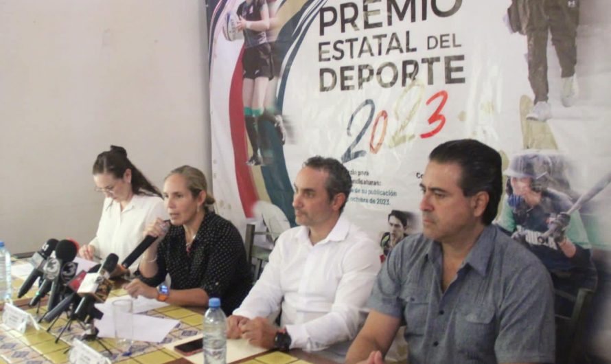 INEDEC presenta convocatoria al premio estatal del deporte 2023