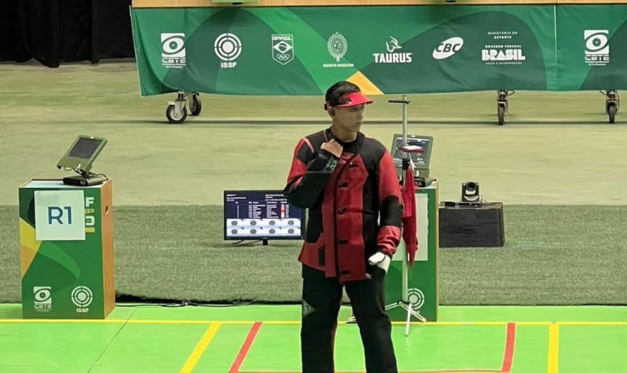 Finaliza edson ramírez en la octava posición en la copa del mundo ISSF de Brasil