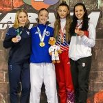 Gana Ana Muñoz bronce en la liga mundial juvenil de karate