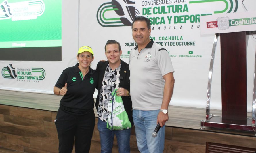 Concluye el congreso estatal de Cultura Física y Deporte Coahuila 2023