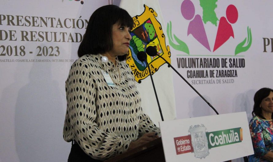 Alina Garza Herrera, titular del Instituto Estatal del Deporte de Coahuila, estuvo presente en la Presentación de Resultados 2018-2023, del Voluntariado de Salud de Coahuila de Zaragoza. Muchas felicidades por los logros obtenidos.