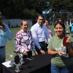 Alina Garza Herrera, titular del Instituto Estatal del Deporte de Coahuila, formó parte del presidium de la premiación del Encuentro Deportivo, Cultural y Educativo, del Colegio de Bachilleres de Coahuila (COBAC) Región Sureste.