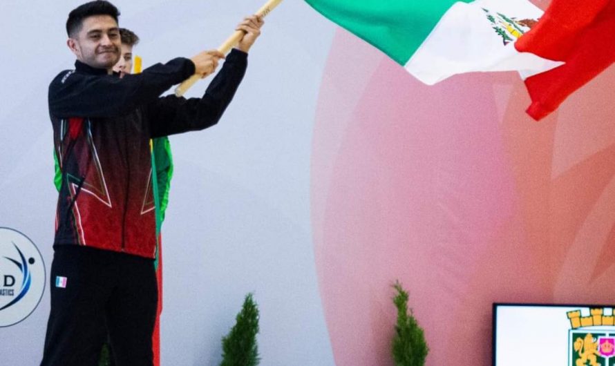 Termina Iván Veloz noveno en copa del mundo de gimnasia aeróbica