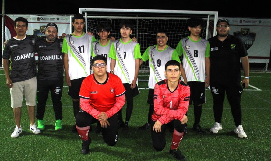Buscará fútbol ciegos de Coahuila el bronce en paranacionales CONADE