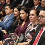 Alina Garza Herrera, directora general del Inedec, acompañó al Gobernador de Coahuila, Miguel Ángel Riquelme Solís, a su sexto informe de Gobierno.