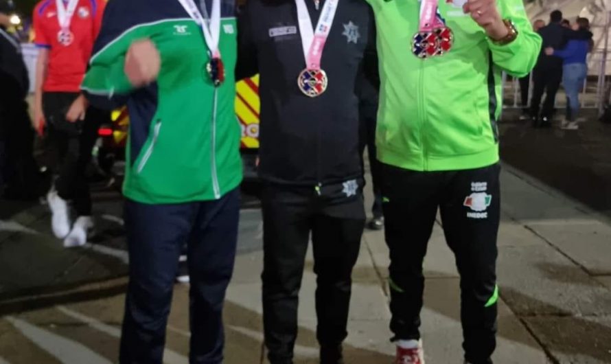 Consigue Sergio Aldape dos medallas en los juegos latinoamericanos de policías y bomberos