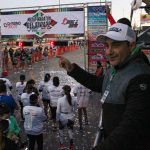 Más de 1500 corredores se dieron cita en la primera edición de la Media Maratón El Sarape; en Saltillo.