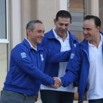 Antonio Cepeda Licón acompañó al Gobernador de Coahuila y al rector de la UA de C en la ceremonia de abanderamiento de los Lobos para la Universiada Nacional Aguascalientes 2024.